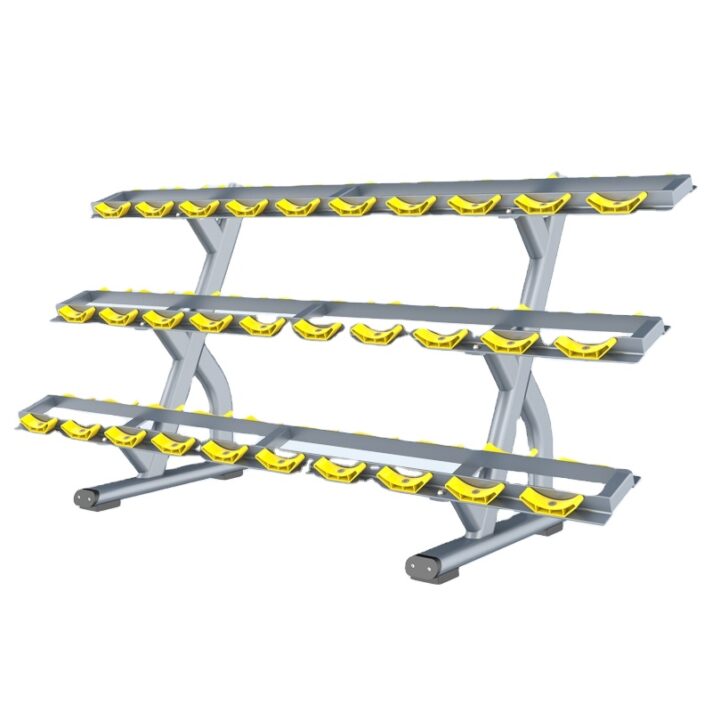 Commercial Dumbell Rack - 3 Layer - 15 Pairs