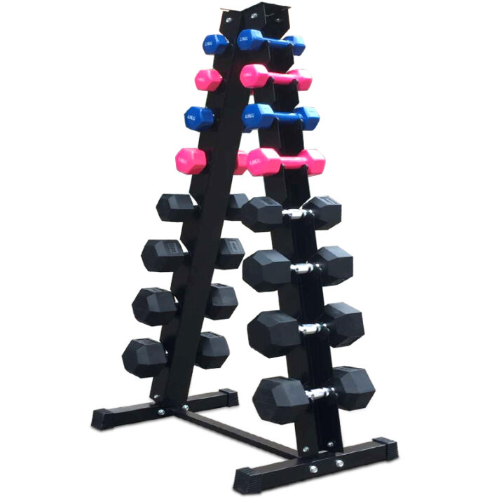 Vertical Dumbbell Tree Rack - 8 Pairs