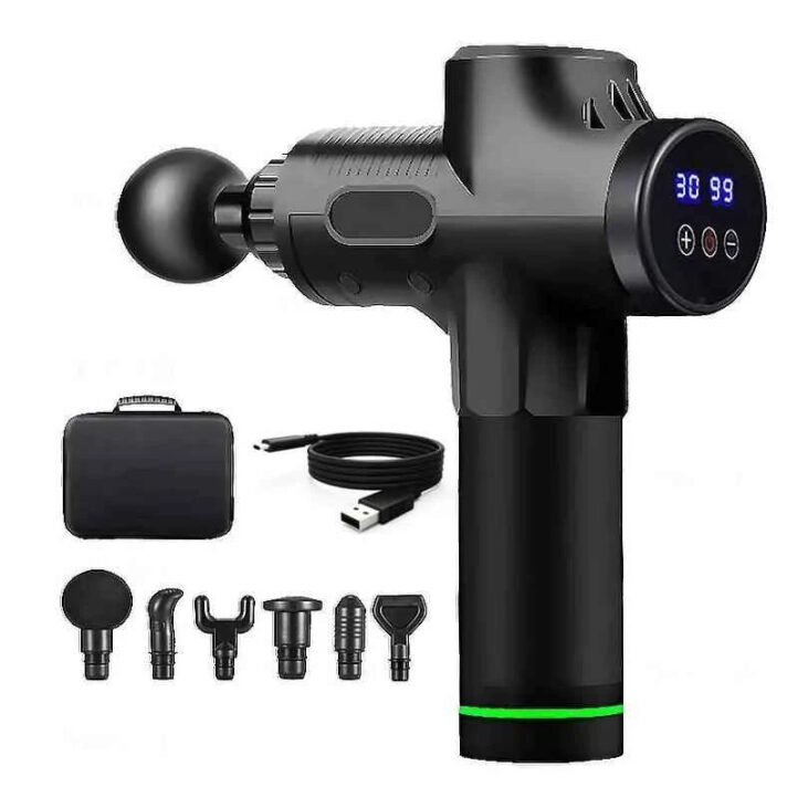 6-Head Deep Tissue Massage Gun